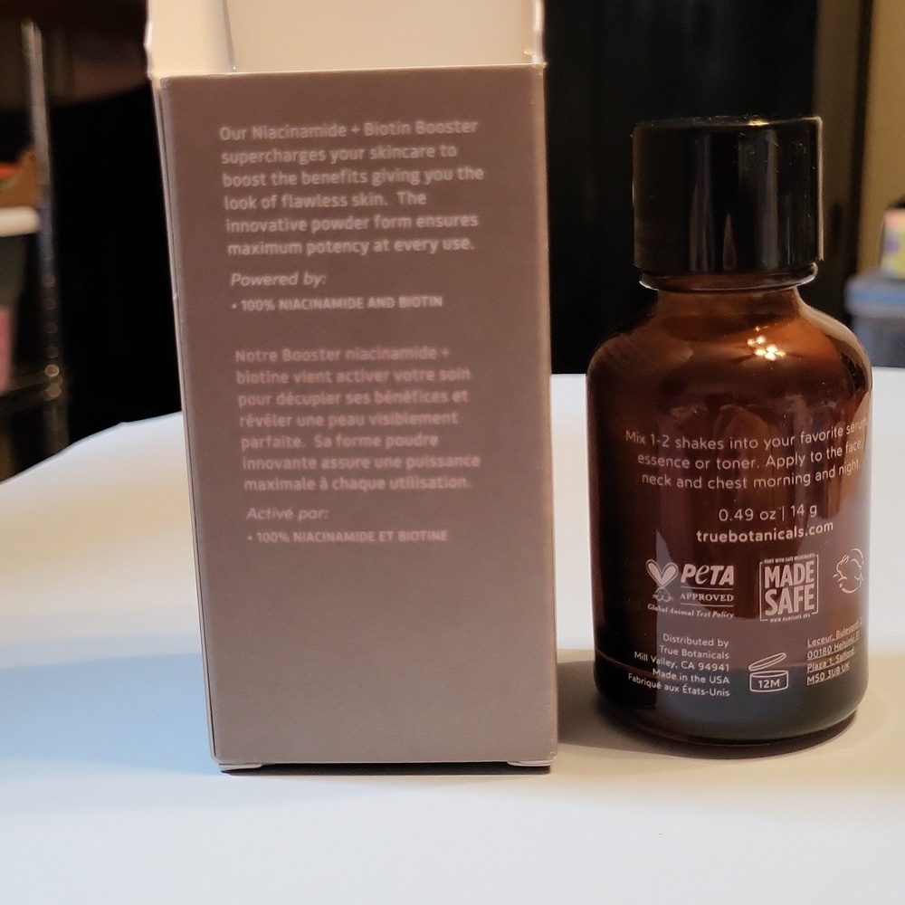 CLEARANCE! True Botanicals Niacinamide + Biotin Booster, .49oz, NIB - Picture 7 of 7